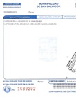  Recibo de inspección 